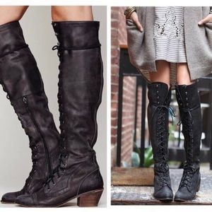 Free People Joe lace up boots